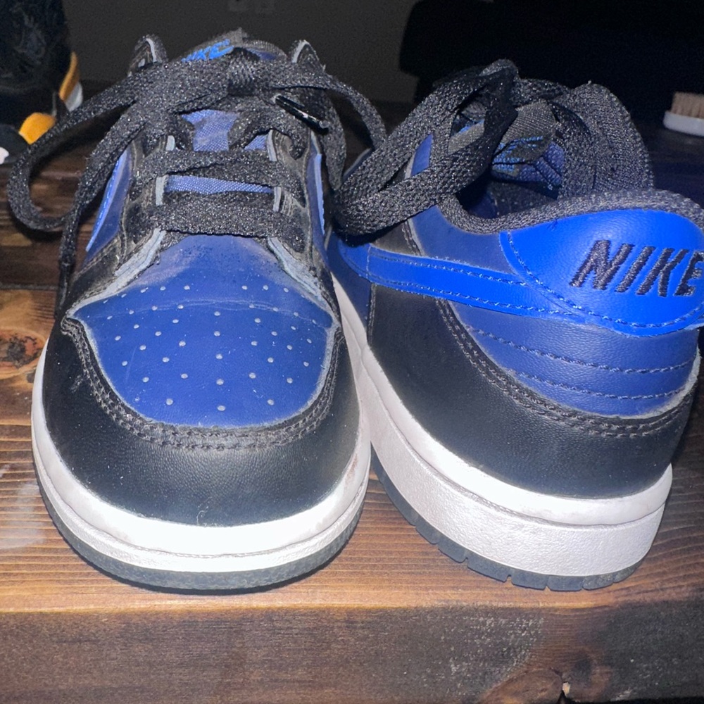 Nike Kids Black and Blue Sneakers